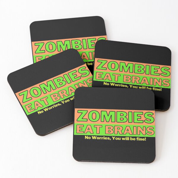 Item preview, Zombies eat brains designed and sold by Gilby-Designs.