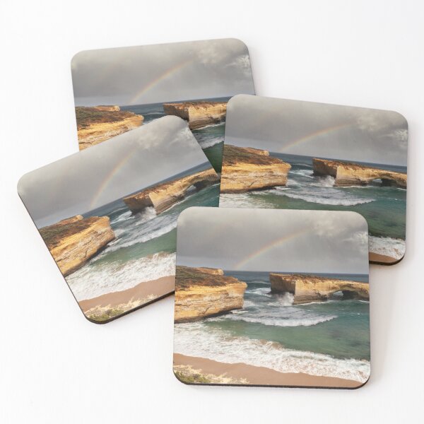 Item preview, Rainbow Over A Great Ocean Road Seascape designed and sold by Catherine Reading.