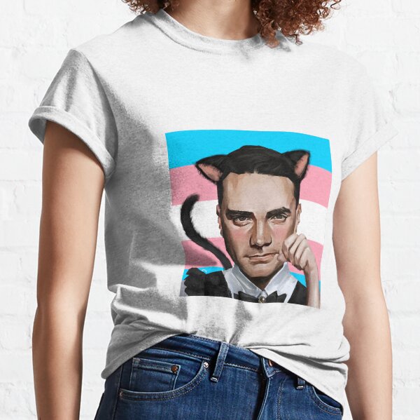 Ben Shapiro Catboy Dienstmädchen Trans Pride Flag Classic T-Shirt