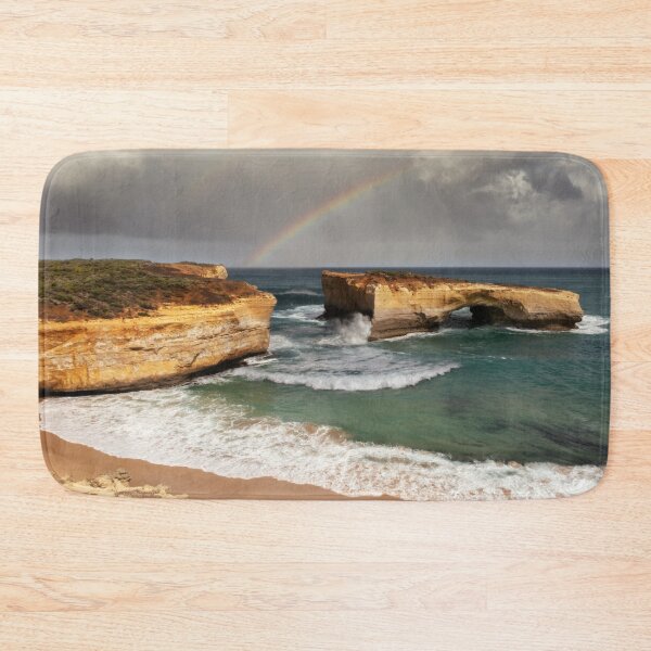 Item preview, Rainbow Over A Great Ocean Road Seascape designed and sold by Catherine Reading.