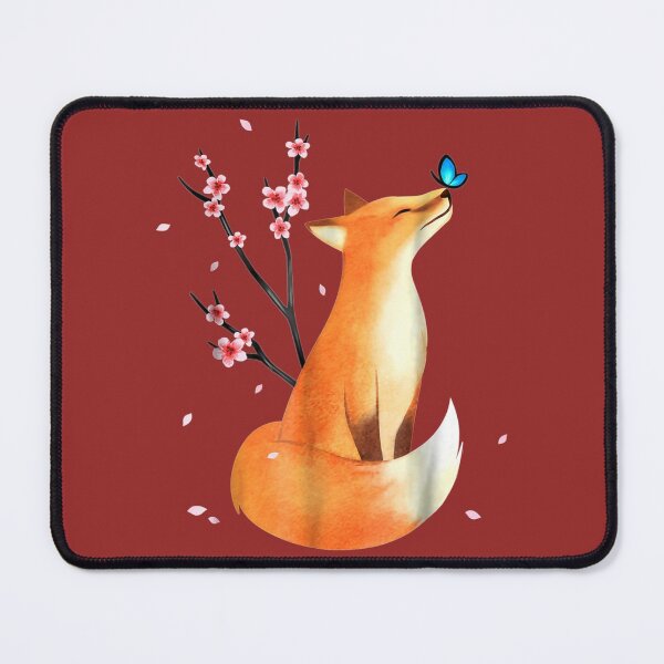 Item preview, Fox Japanese Cherry Blossom Flower  designed and sold by hanesmlwn64.