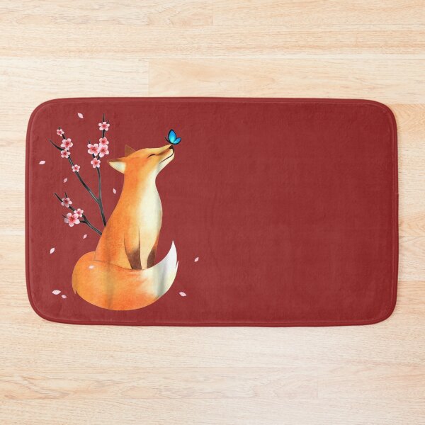 Item preview, Fox Japanese Cherry Blossom Flower  designed and sold by hanesmlwn64.