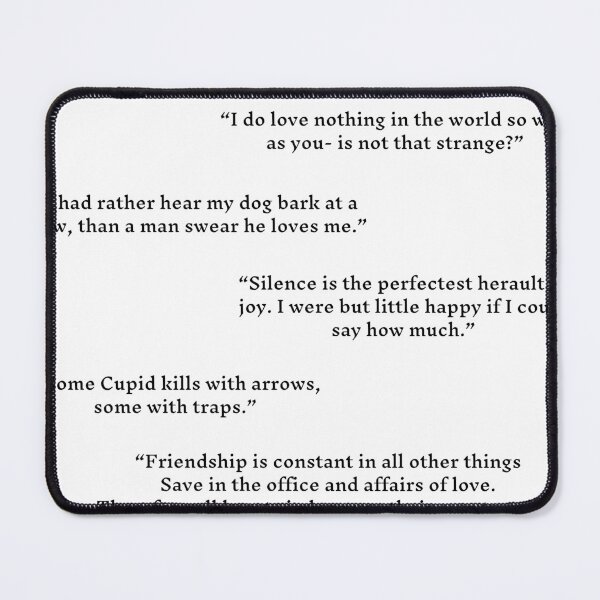 Item preview, Much Ado About Nothing Quotes Pack designed and sold by AthenianGarb.