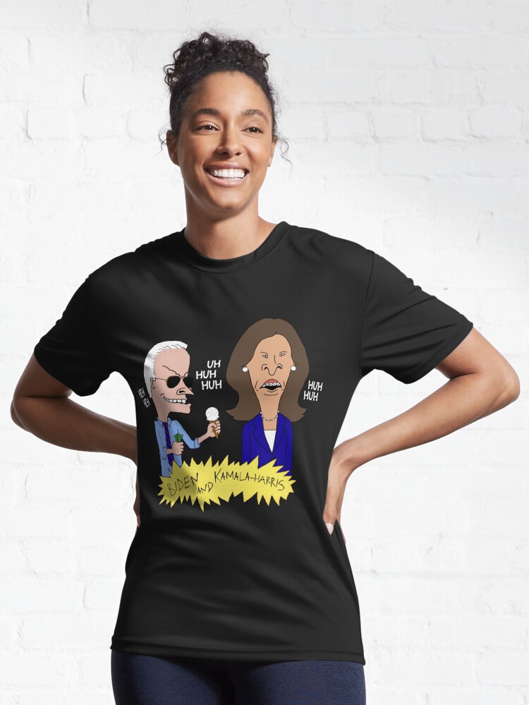 Discover Beavis and Butthead - Biden and Kamala Harris Parody | Active T-Shirt 