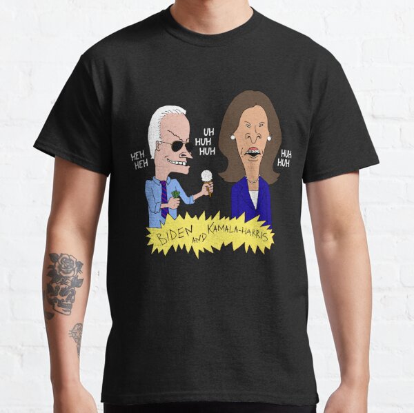 Beavis and Butthead - Biden and Kamala Harris Parody Classic T-Shirt