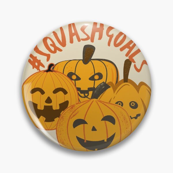 Item preview, Squash Goals, Halloween pun designed and sold by Eunoia-ikigai.