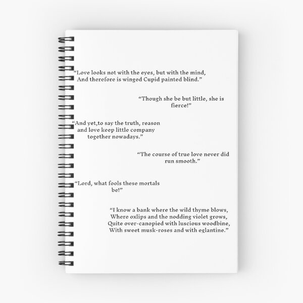 Item preview, A Midsummer Night's Dream Quotes Pack designed and sold by AthenianGarb.