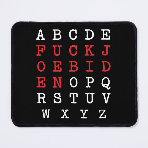 Item preview, FUck joe Biden Alphabet Funny designed and sold by tristankorine.