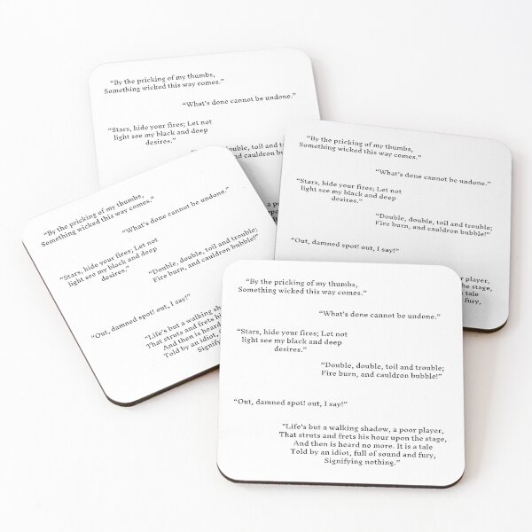 Item preview, Macbeth Quotes Pack designed and sold by AthenianGarb.