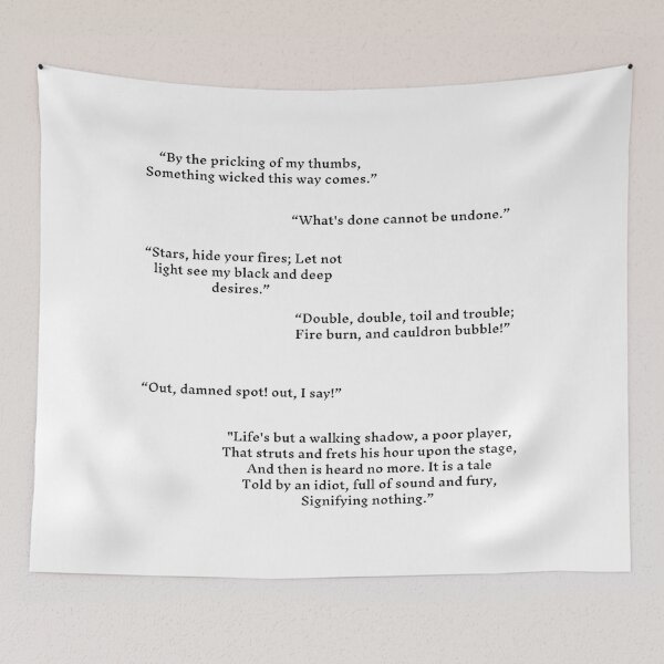 Item preview, Macbeth Quotes Pack designed and sold by AthenianGarb.