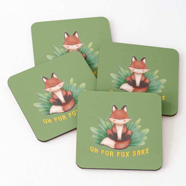 Item preview, Fox Oh For Fox Sake, Funny Cute Sarcastic Fox  designed and sold by hanesmlwn64.