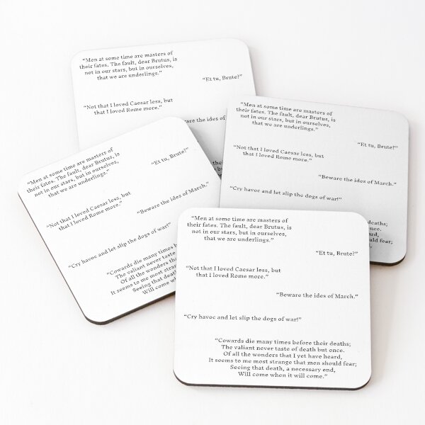 Artikelvorschau, Julius Caesar Quotes Pack entworfen und verkauft von AthenianGarb.