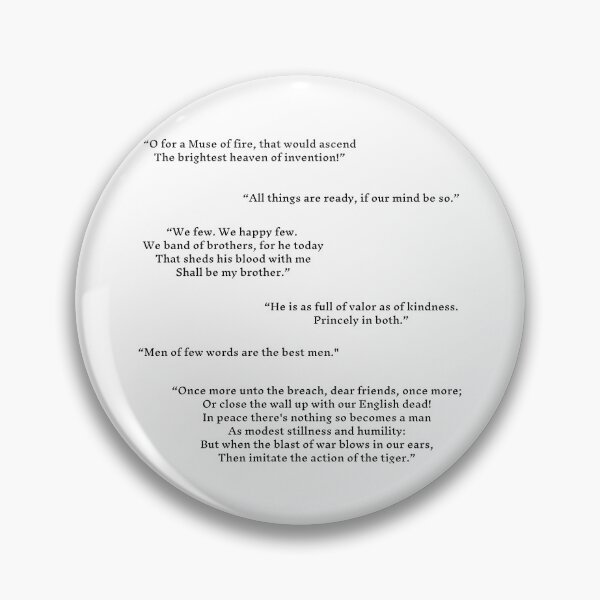 Item preview, Henry V Quotes Pack designed and sold by AthenianGarb.