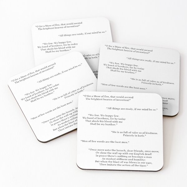 Item preview, Henry V Quotes Pack designed and sold by AthenianGarb.