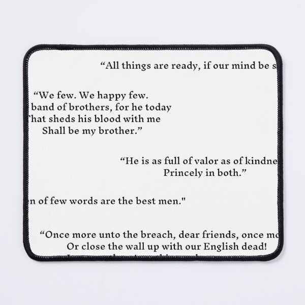 Item preview, Henry V Quotes Pack designed and sold by AthenianGarb.
