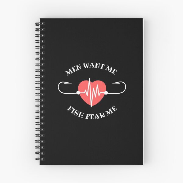 Item preview, Men want me, fish fear me, fishing hook heartbeat design designed and sold by Auntieck.