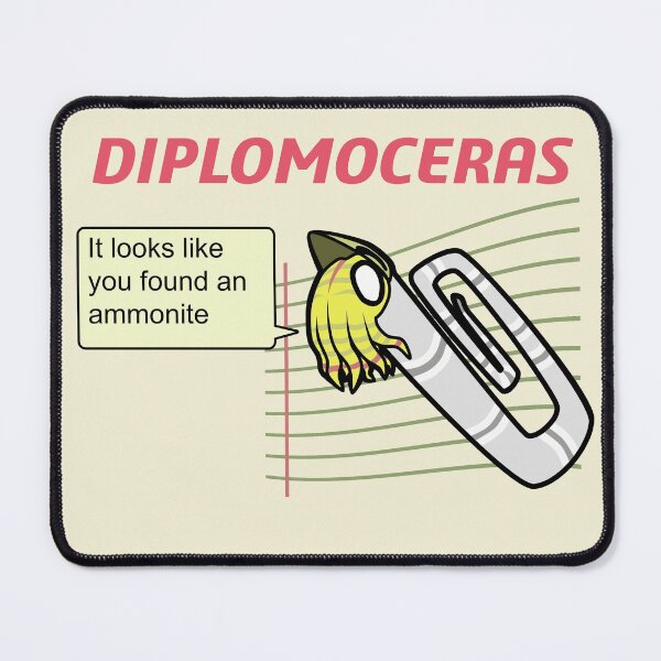 Item preview, clippy diplomoceras ammonite designed and sold by IMPULSEimpact.