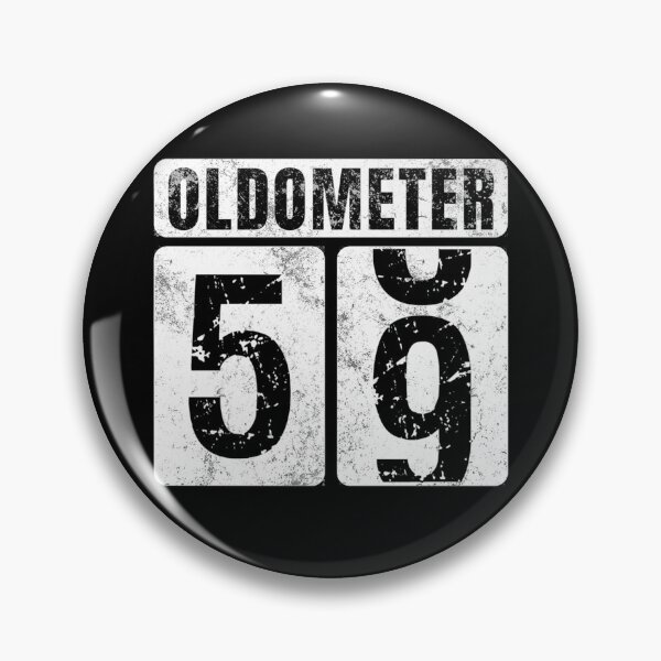 Item preview, Oldometer 59  Vintage Funny 59th Birthday Gift Idea Premium  designed and sold by EuphemiaShop.