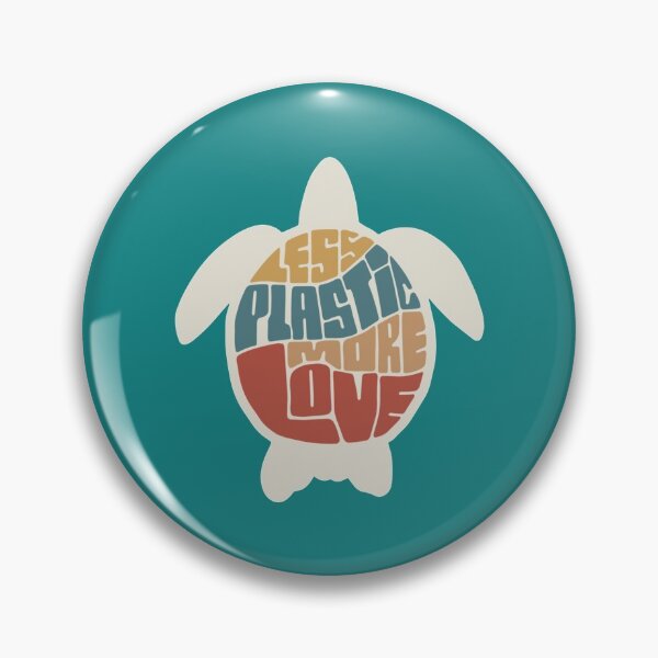 Item preview, Less Plastic More Love   Turtle designed and sold by RiyadMahrez.