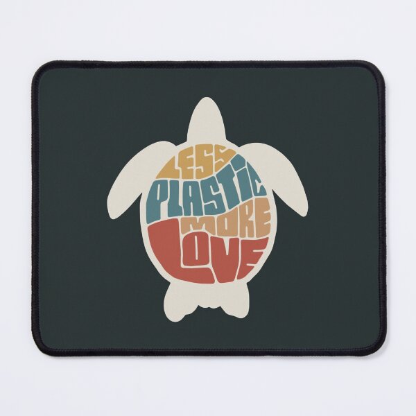 Item preview, Less Plastic More Love   Turtle designed and sold by RiyadMahrez.