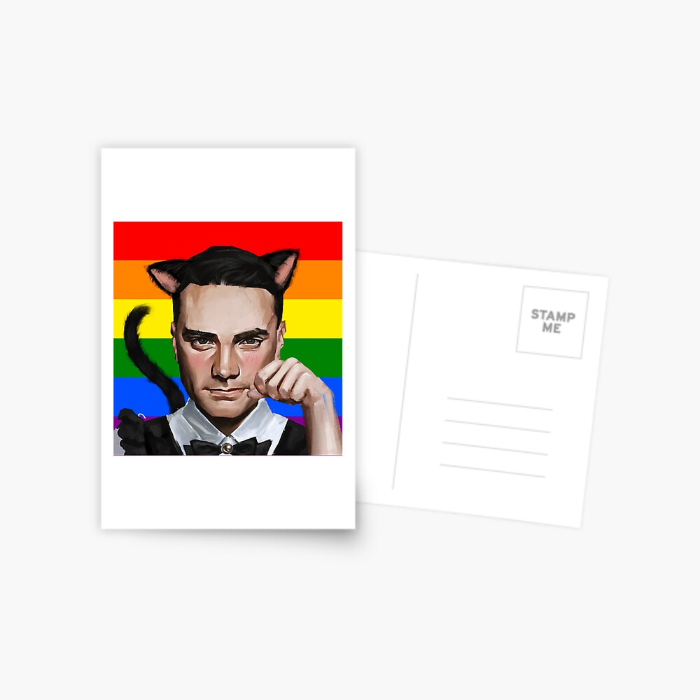 Ben Shapiro catboy maid pride flag