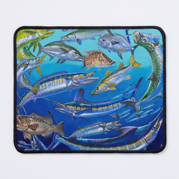 Item preview, Gamefish Collage designed and sold by Carey Chen.