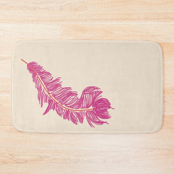 Item preview, Ostrich Feather Lush Pink Print designed and sold by TheKewtestEVER.