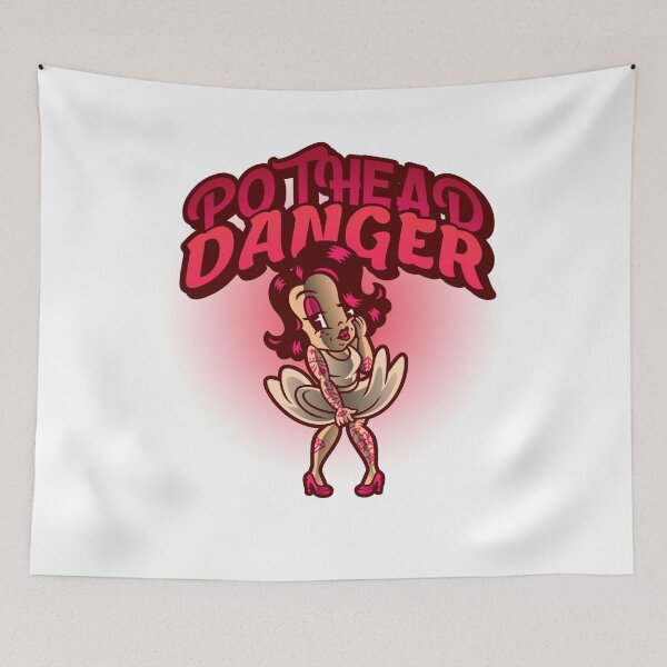 Aperçu de l'œuvre Pothead danger créée et vendue par PotheadTees.