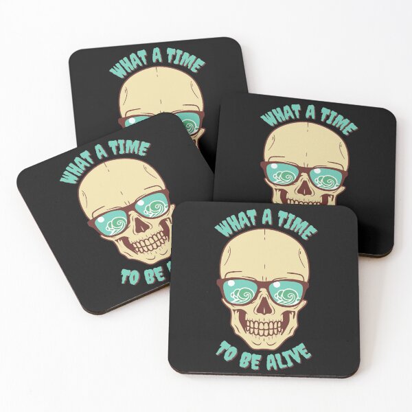 Item preview, What A Time To Be Alive Vintage Skull designed and sold by Vibbin4Life33.