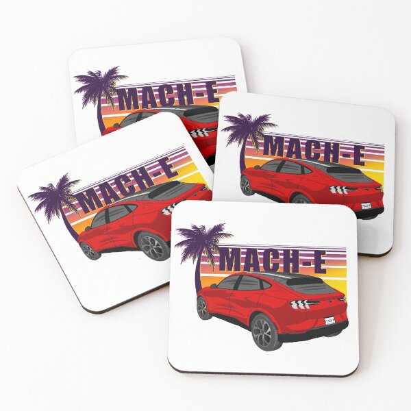Item preview, Sunset Mach-E in Rapid Red designed and sold by zealology.