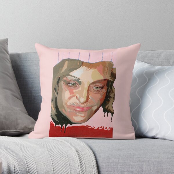 My identity hangs on my association with your collective threads. (Farrah Fawcett) Throw Pillow