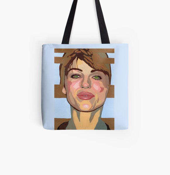 My mind forms the point of convergence of your historical lines of reference. (Liz Hurley) All Over Print Tote Bag
