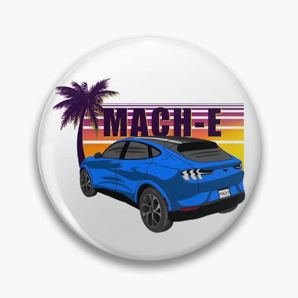 Artikelvorschau, Sunset Mach-E in Grabber Blue entworfen und verkauft von zealology.
