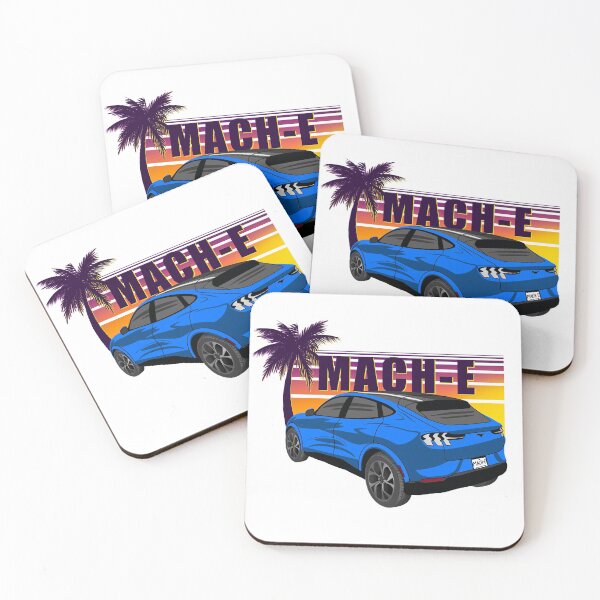 Item preview, Sunset Mach-E in Grabber Blue designed and sold by zealology.