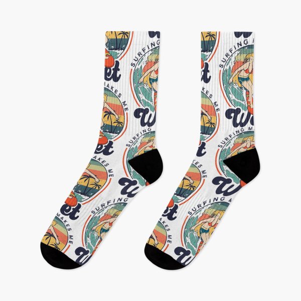 Item preview, Funny Surfing Makes Me Wet Dirty Joke T-ShirtFUNNY SURFING MAKES ME WET DIRTY JOKE PUN GIFT FOR WOMEN designed and sold by SarahGuben.