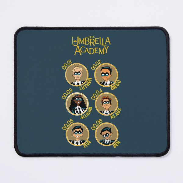 Item preview, UMBRELLA ACADEMY ALL CHARACTERS CARTOON designed and sold by danielahero.