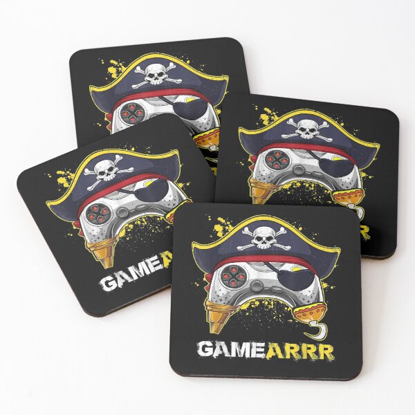 Item preview, Gamearrr Pirate Arrr Jolly Roger Video Game Skull Crossbones  designed and sold by DaiShop.