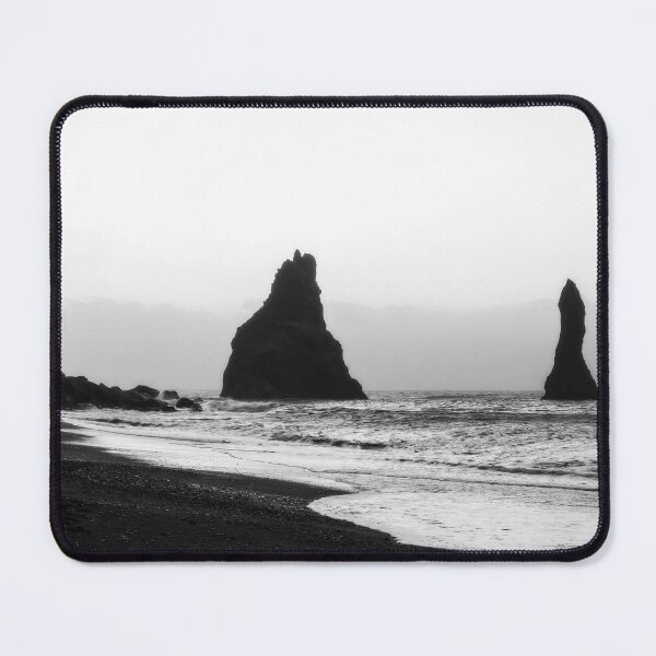 Item preview, Reynisfjara Beach Iceland Black and White designed and sold by Catherine Reading.