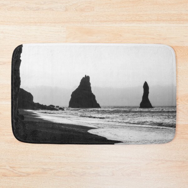 Item preview, Reynisfjara Beach Iceland Black and White designed and sold by Catherine Reading.