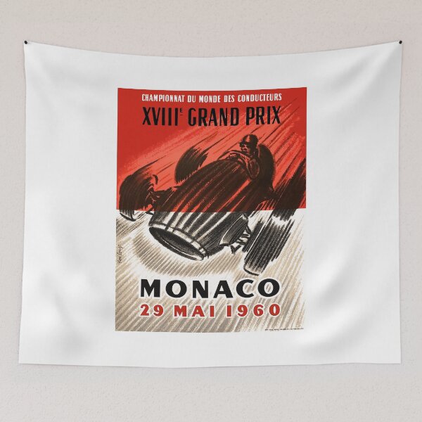 Item preview, 1960 MONACO Grand Prix Racing Poster designed and sold by retrographics.