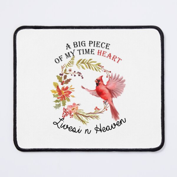 Item preview, A Big Peace Of My Heart Lives In Heaven Cardinal Cardinal Memorial designed and sold by Claytonstore.
