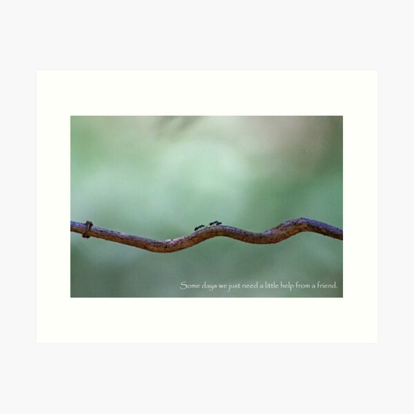 Help from a Friend Art Print