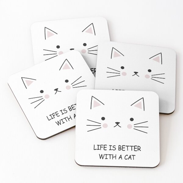 Item preview, Life is Better with a Cat  designed and sold by notasimp.