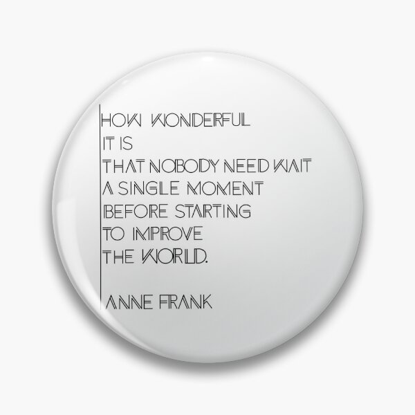 Item preview, Improve the World (Anne Frank) designed and sold by Vet-Obsess.