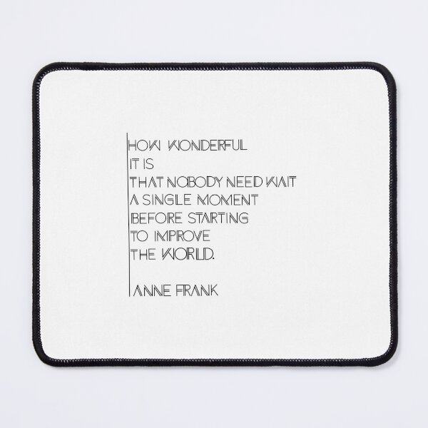 Item preview, Improve the World (Anne Frank) designed and sold by Vet-Obsess.