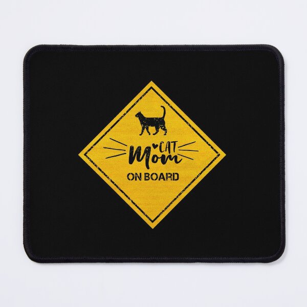 Item preview, Cat Mom On Board designed and sold by CAUTION SHOP.