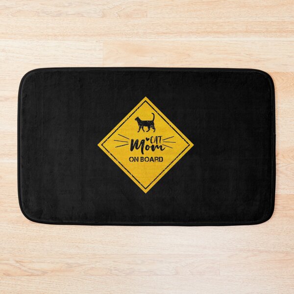 Item preview, Cat Mom On Board designed and sold by CAUTION SHOP.