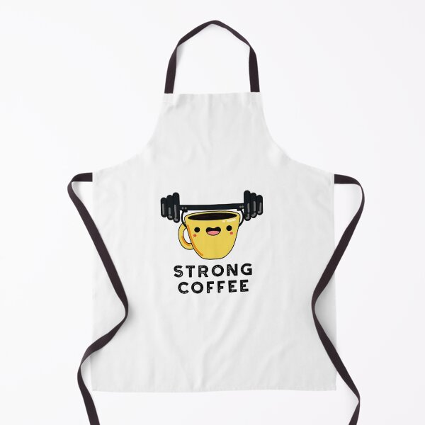 Item preview, Strong Coffee Funny Food Puns  designed and sold by punnybone.