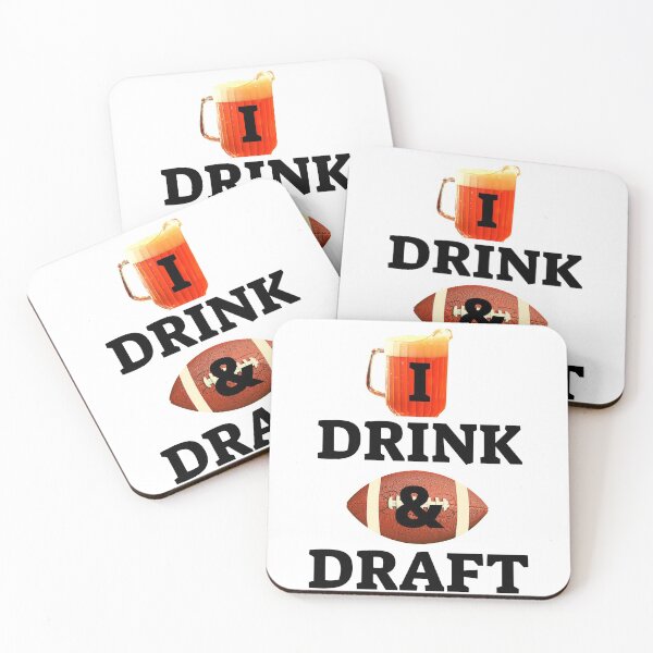 Item preview, I Drink And Draft Fantasy Football Party Fun Gambling Team designed and sold by CBCreations73.