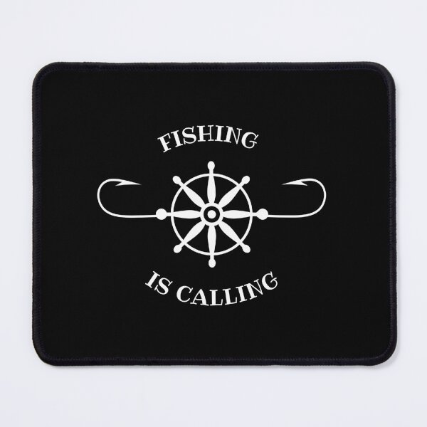 Item preview, Fishing is calling, fishing hook design designed and sold by Auntieck.